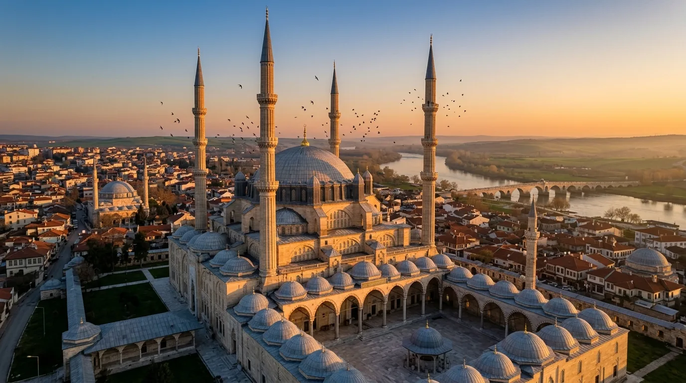 Edirne isim k&ouml;keni yazısı i&ccedil;in yapay zeka ile &uuml;retilen kapak g&ouml;rseli