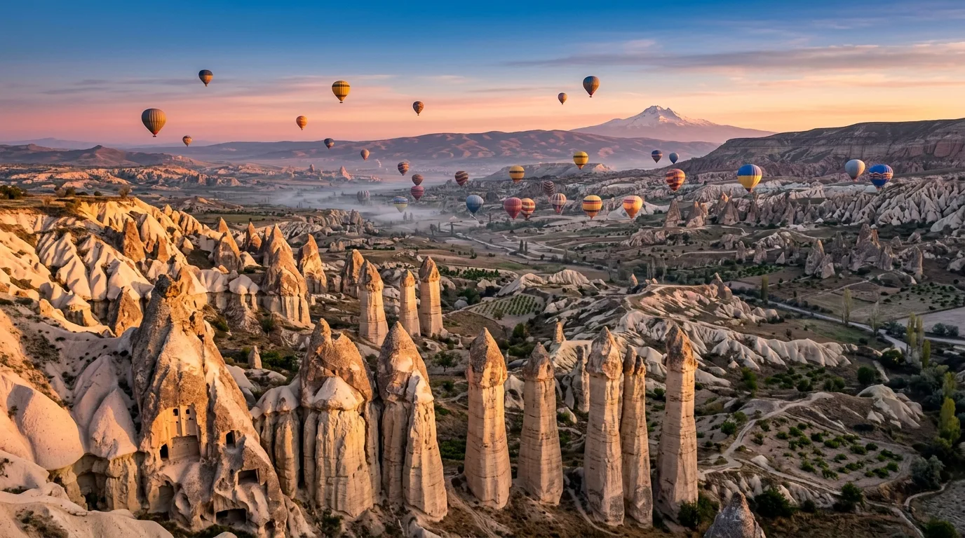 Nevşehir isim k&ouml;keni yazısı i&ccedil;in yapay zeka ile &uuml;retilen kapak g&ouml;rseli